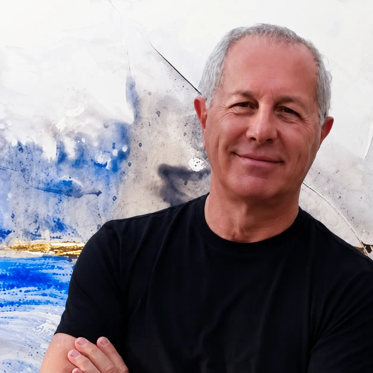 Carlos Giordano Giroldi nel suo studio