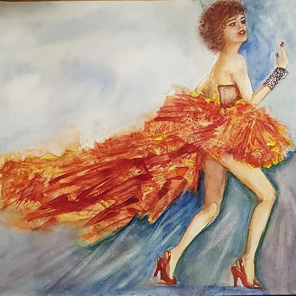Ballerina rossa
