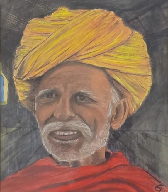 Turbante giallo