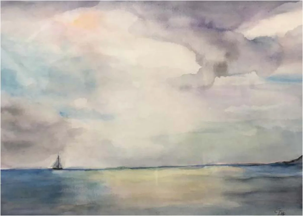 Tramonto sul mare